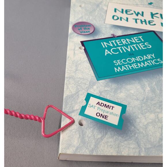 New Kids on the Net Internet Activities Secondary Mathematics 1999 PB Book - Picture 13 of 15